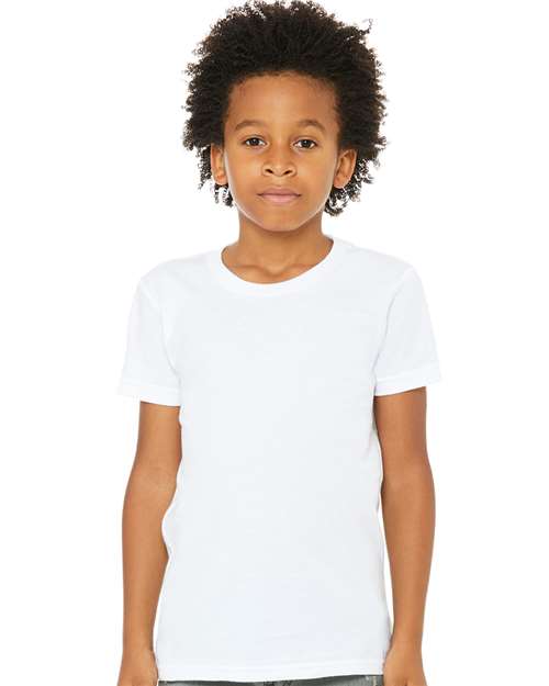 Youth Jersey Tee BELLA + CANVAS White
