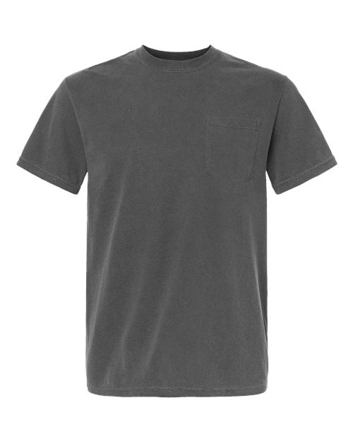 Unisex Garment-Dyed Heavyweight Pocket T-Shirt Comfort Colors Pepper S
