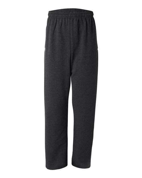 Unisex NuBlend® Open-Bottom Sweatpants with Pockets