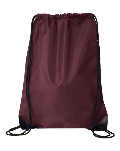 Value Drawstring Bag Liberty Bags Maroon One Size