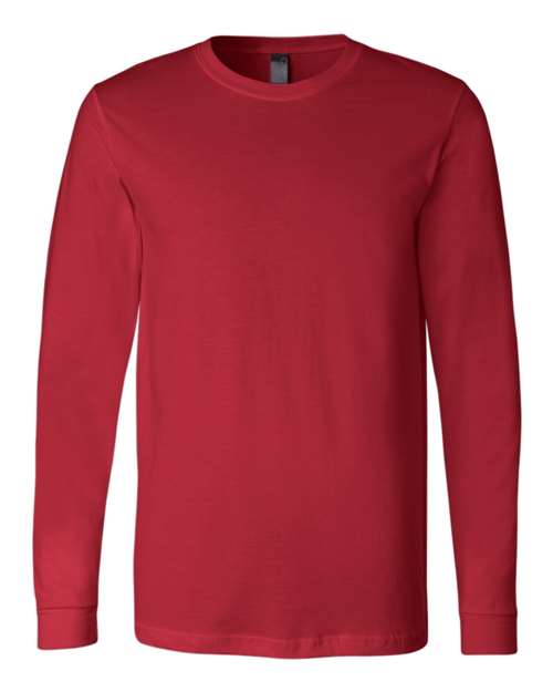 Unisex Jersey Long Sleeve Tee BELLA + CANVAS Red