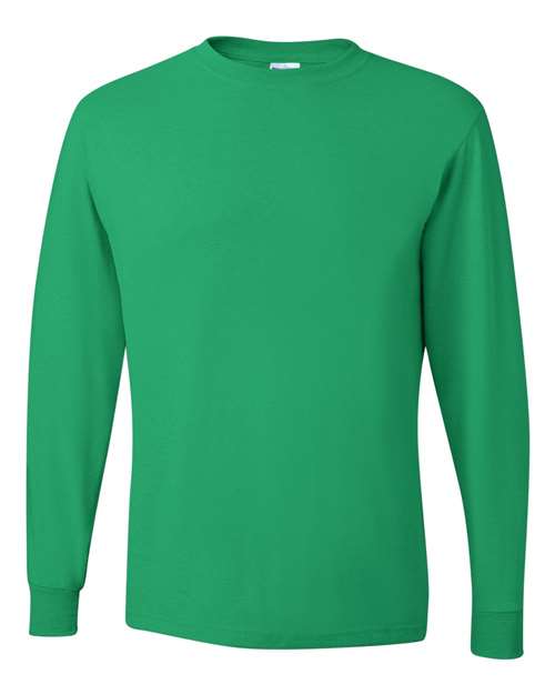 Unisex Dri-Power® Long Sleeve 50/50 T-Shirt JERZEES Kelly