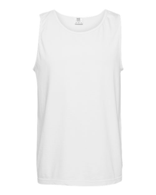 Unisex Garment-Dyed Heavyweight Tank Top Comfort Colors White