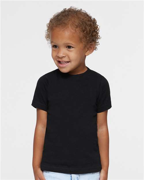 Toddler Fine Jersey Tee Rabbit Skins Black