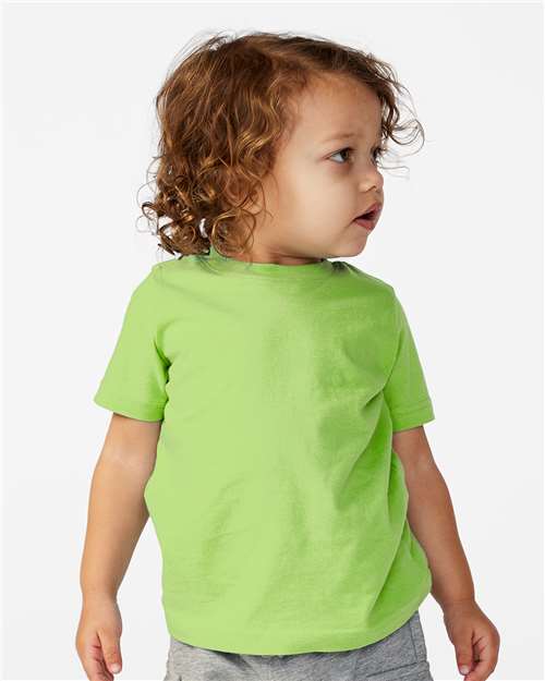 Toddler Fine Jersey Tee Rabbit Skins Key Lime