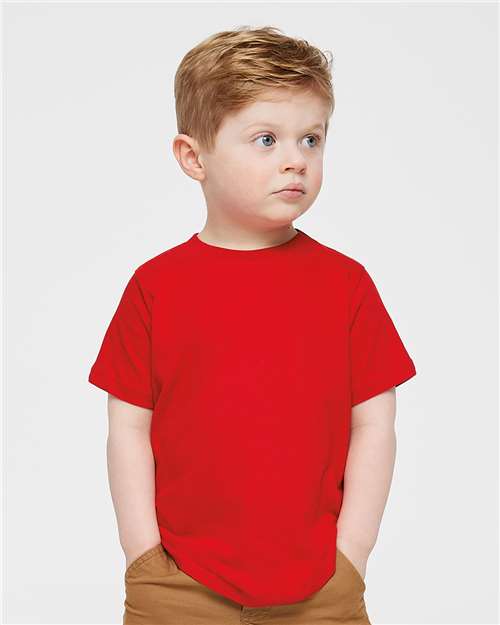 Toddler Fine Jersey Tee Rabbit Skins Red
