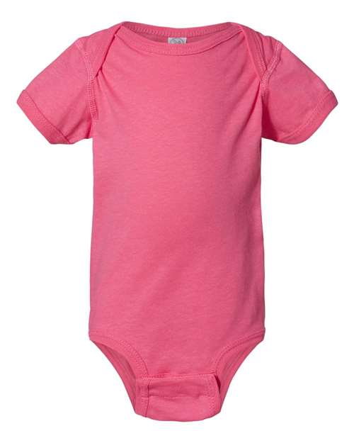 Infant Fine Jersey Bodysuit Rabbit Skins Hot Pink