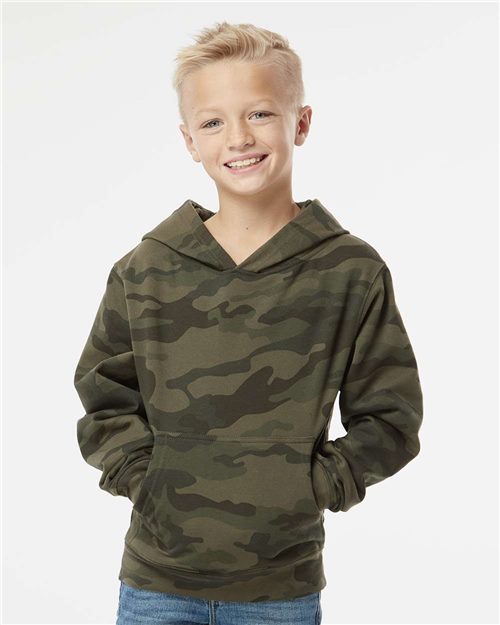 Youth Midweight Hooded Sweatshirt Independent Trading Co.