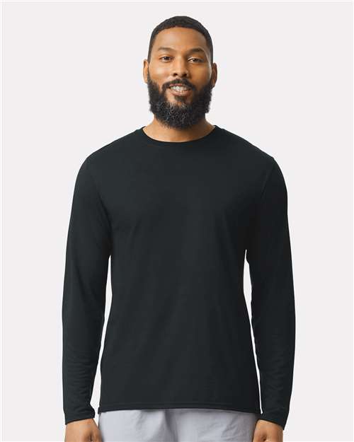 Unisex Performance® Long Sleeve T-Shirt Gildan Black