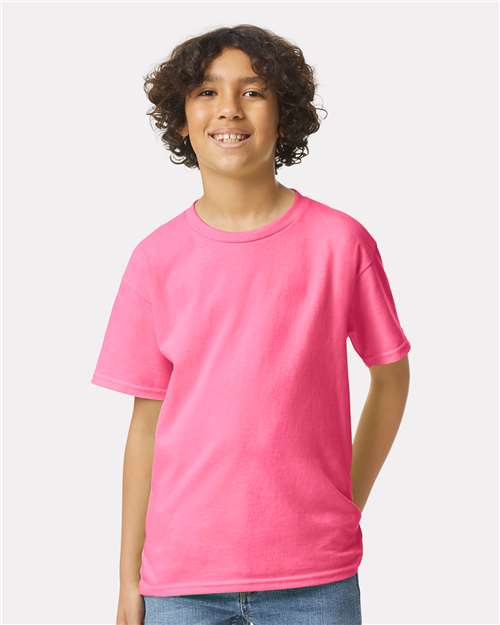 Youth Ultra Cotton® T-Shirt Gildan Safety Pink