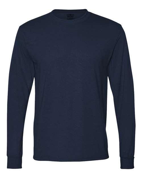 Unisex Dri-Power® Performance Long Sleeve T-Shirt JERZEES J. Navy