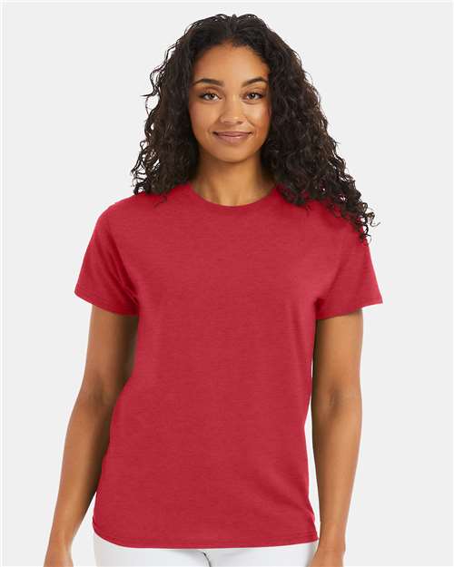 Unisex EcoSmart® T-Shirt Hanes Heather Red
