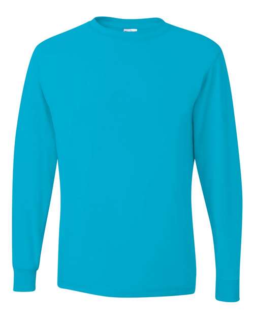 Unisex Dri-Power® Long Sleeve 50/50 T-Shirt JERZEES California Blue