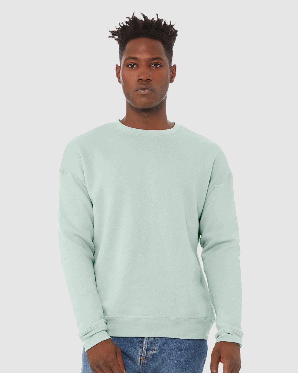 Unisex Sponge Fleece Drop Shoulder Crewneck Sweatshirt