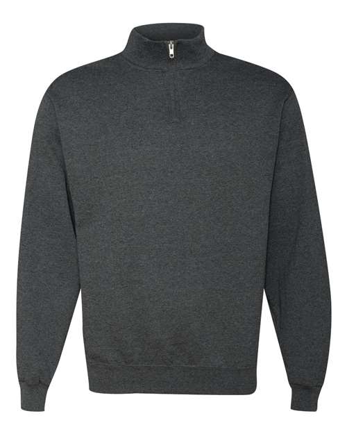Unisex Nublend® Cadet Collar Quarter-Zip Sweatshirt