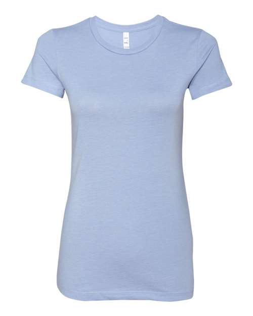 Women's Slim Fit Tee BELLA + CANVAS Heather Blue 2XL
