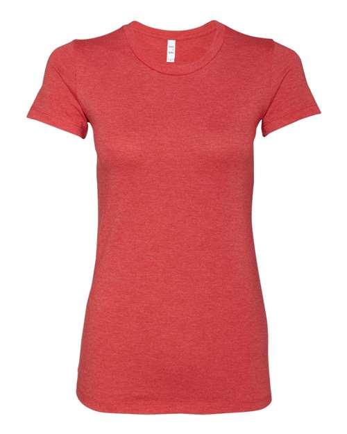 Women's Slim Fit Tee BELLA + CANVAS Heather Red