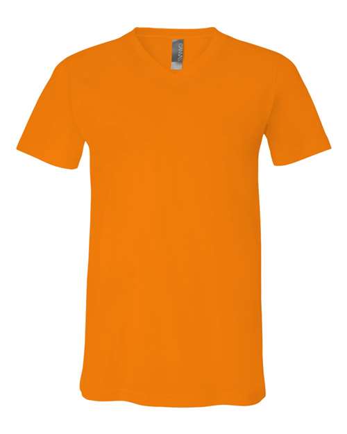 Unisex Jersey V-Neck Tee BELLA + CANVAS Orange