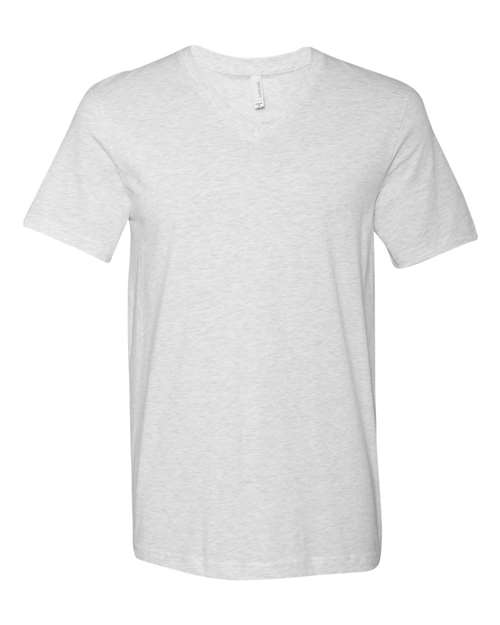 Unisex Jersey V-Neck Tee BELLA + CANVAS Ash