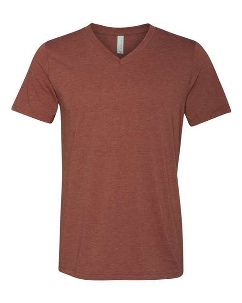 Unisex Triblend V-Neck Tee BELLA + CANVAS Clay Triblend XS