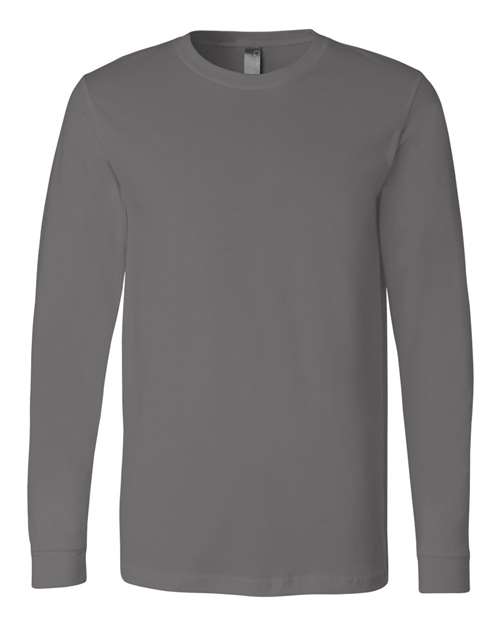 Unisex Jersey Long Sleeve Tee BELLA + CANVAS Asphalt