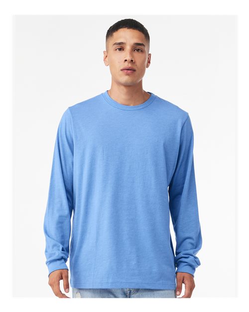 Unisex Jersey Long Sleeve Tee BELLA + CANVAS Carolina Blue