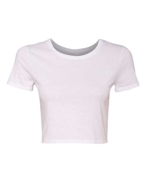 Women’s Crop Tee BELLA + CANVAS White XS S