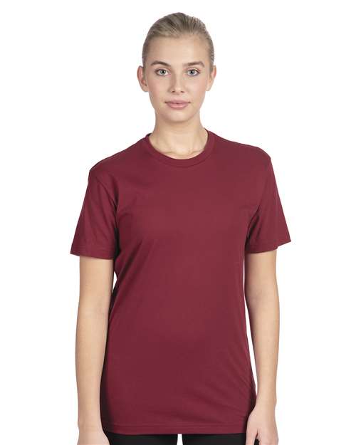 Cotton T-Shirt Next Level Cardinal