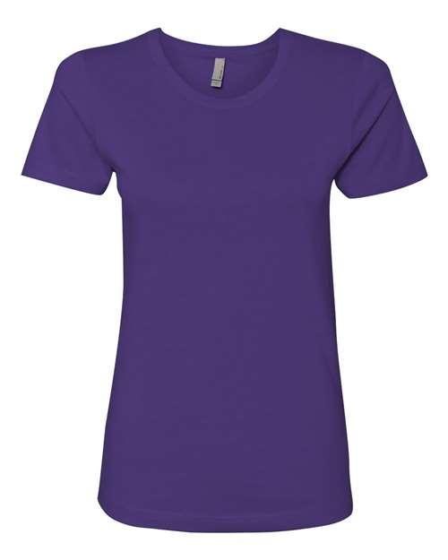 Women’s Cotton T-Shirt Next Level Purple Rush