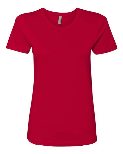 Women’s Cotton T-Shirt Next Level Red