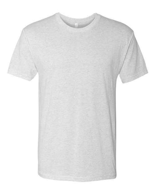 Unisex Triblend T-Shirt Next Level Heather White