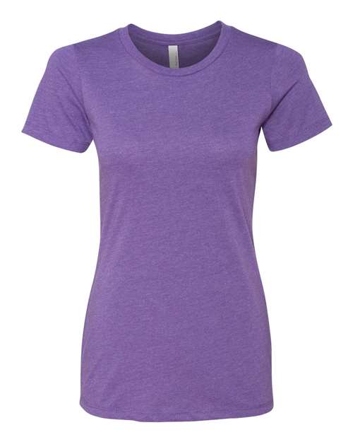 Women’s CVC T-Shirt Next Level Purple Rush