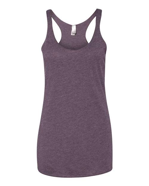 Women’s Triblend Racerback Tank Next Level Vintage Purple