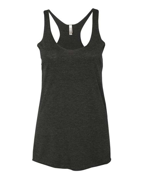 Women’s Triblend Racerback Tank Next Level Vintage Black