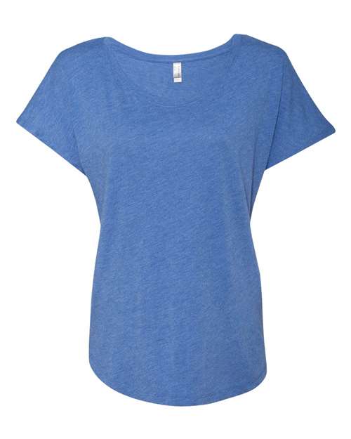 Women’s Triblend Dolman T-Shirt Next Level Vintage Royal XS