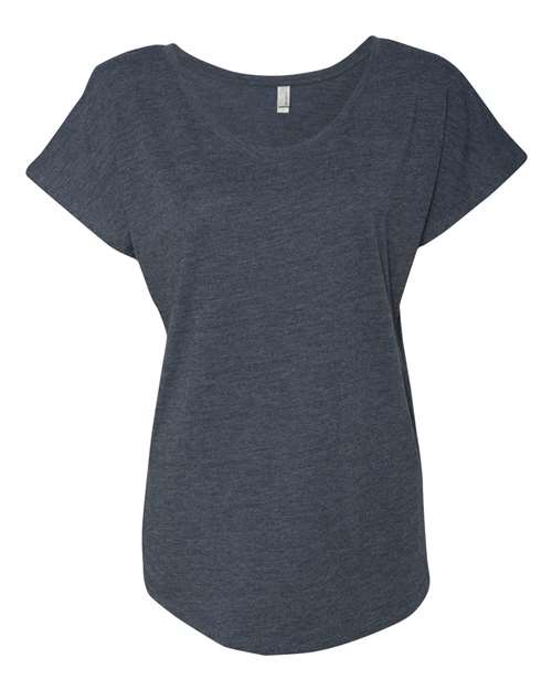 Women’s Triblend Dolman T-Shirt Next Level Vintage Navy