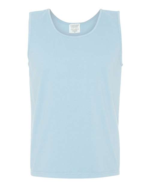 Unisex Garment-Dyed Heavyweight Tank Top Comfort Colors Chambray