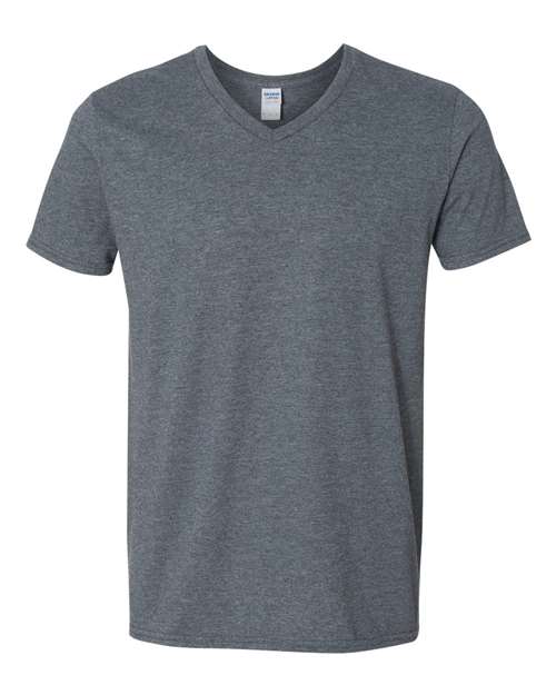 Unisex Softstyle® V-Neck T-Shirt Gildan Dark Heather