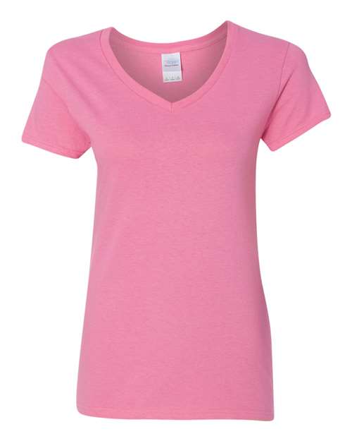 Women's Heavy Cotton™ V-Neck T-Shirt Gildan Azalea