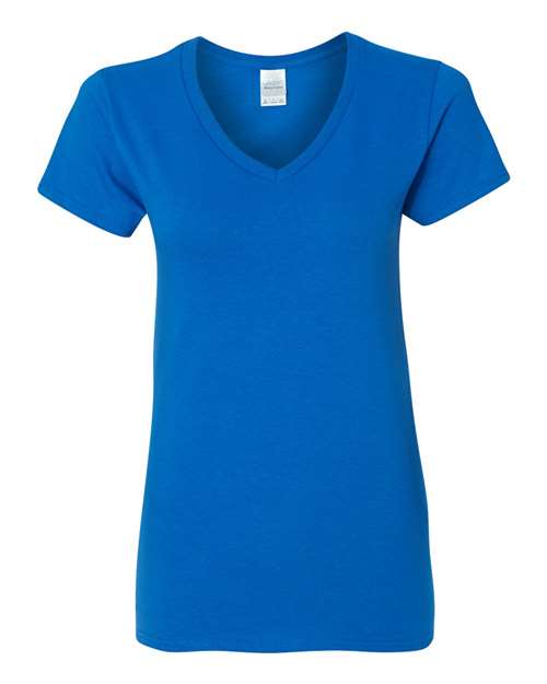 Women's Heavy Cotton™ V-Neck T-Shirt Gildan Royal