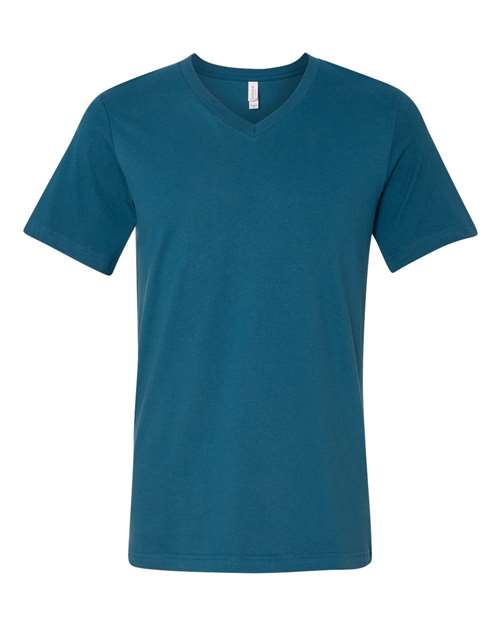 Unisex Jersey V-Neck Tee BELLA + CANVAS Deep Teal