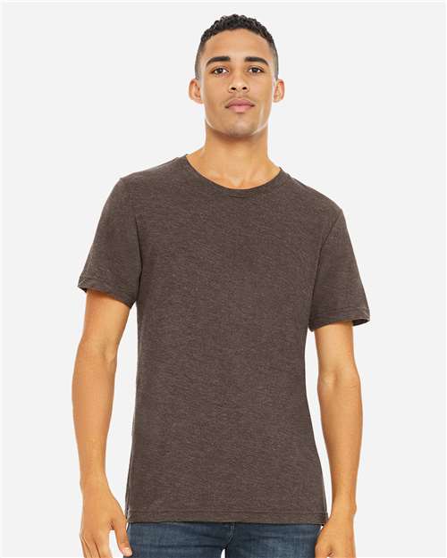 Triblend Tee BELLA + CANVAS Brown Triblend