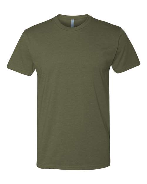Unisex CVC T-Shirt Next Level Military Green