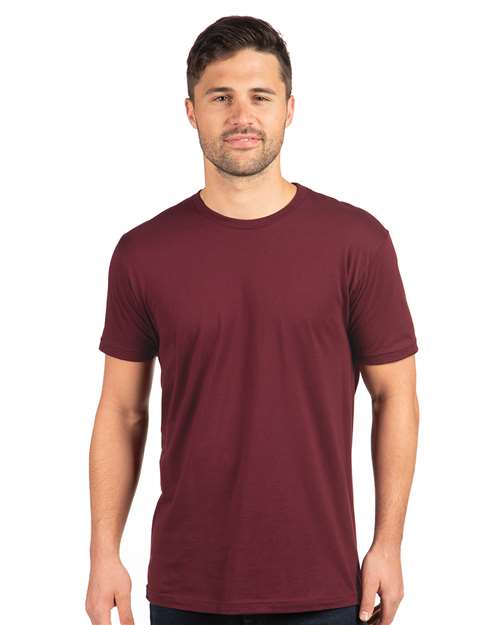 Cotton T-Shirt Next Level Maroon
