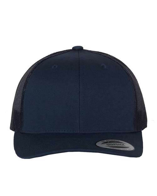 Retro Trucker Cap YP Classics Navy Adjustable
