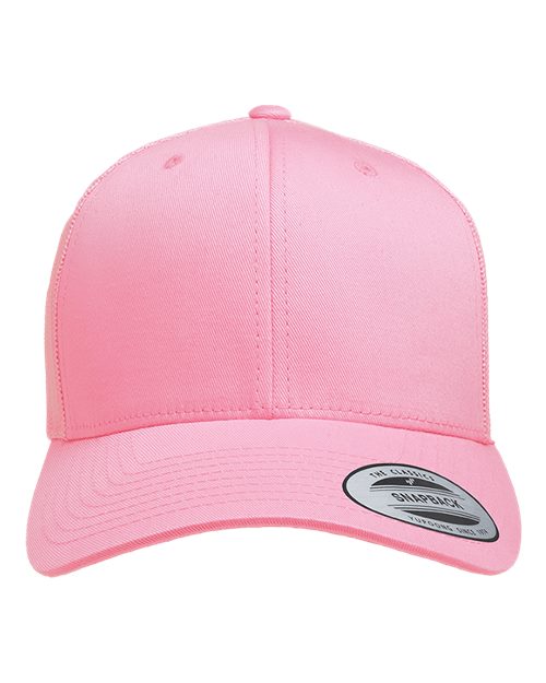 Retro Trucker Cap YP Classics Pink Adjustable