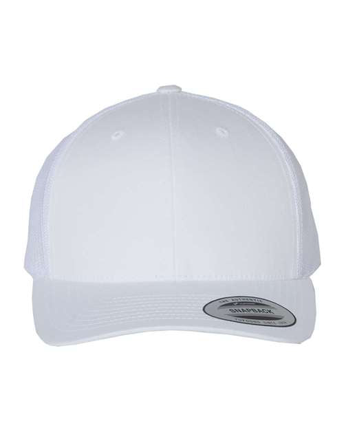Retro Trucker Cap YP Classics White Adjustable