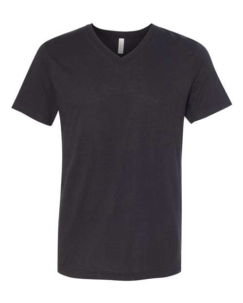 Unisex Triblend V-Neck Tee BELLA + CANVAS Solid Black Triblend