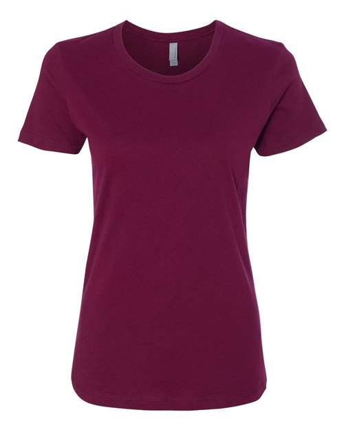 Women’s Cotton T-Shirt Next Level Maroon