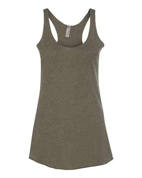 Women’s Triblend Racerback Tank Next Level Military Green